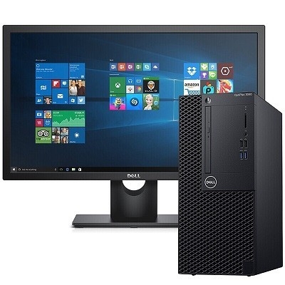 戴爾/DELL OptiPlex3080 Tower 臺(tái)式計(jì)算機(jī) I3-10100/4G/1TB/DVD刻錄/集成顯卡/19.5寸