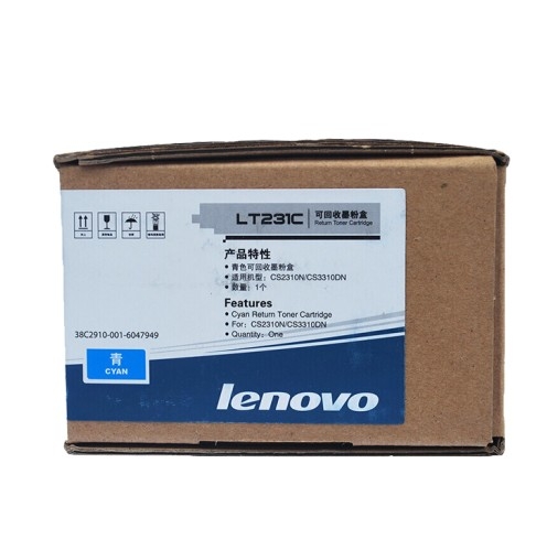 聯想（Lenovo）LT231 粉盒 藍色 適用于CS2310N/CS3310DN 打印量4000頁