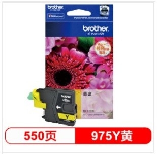 墨盒 兄弟/BROTHER LC595XL-C 一體式墨盒 1 1001-1500頁 普通裝 黃色