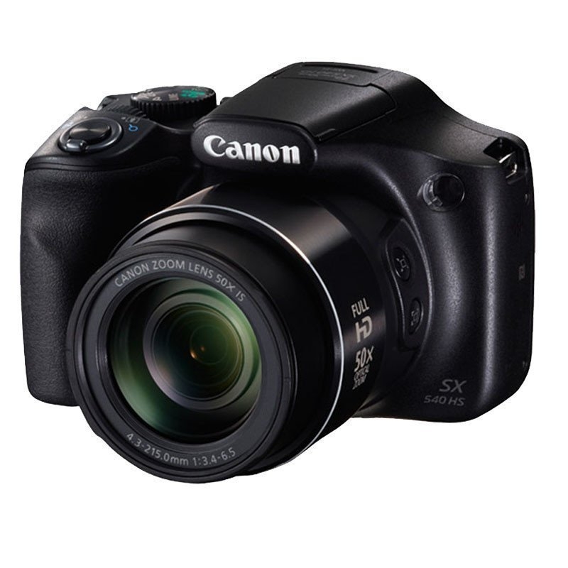 照相機 佳能/CANON SX540 HS 2.5-3.0英寸 2000-2999萬 數(shù)碼相機 1/2.3英寸 SD卡 單機身 黑色