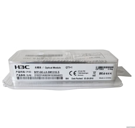 交換設備   華三（H3C）SFP-GE-LX-SM1310-S交換機光模塊 原裝千兆10KM單模雙纖模塊LC接口 1310nm光口光纖模塊商用